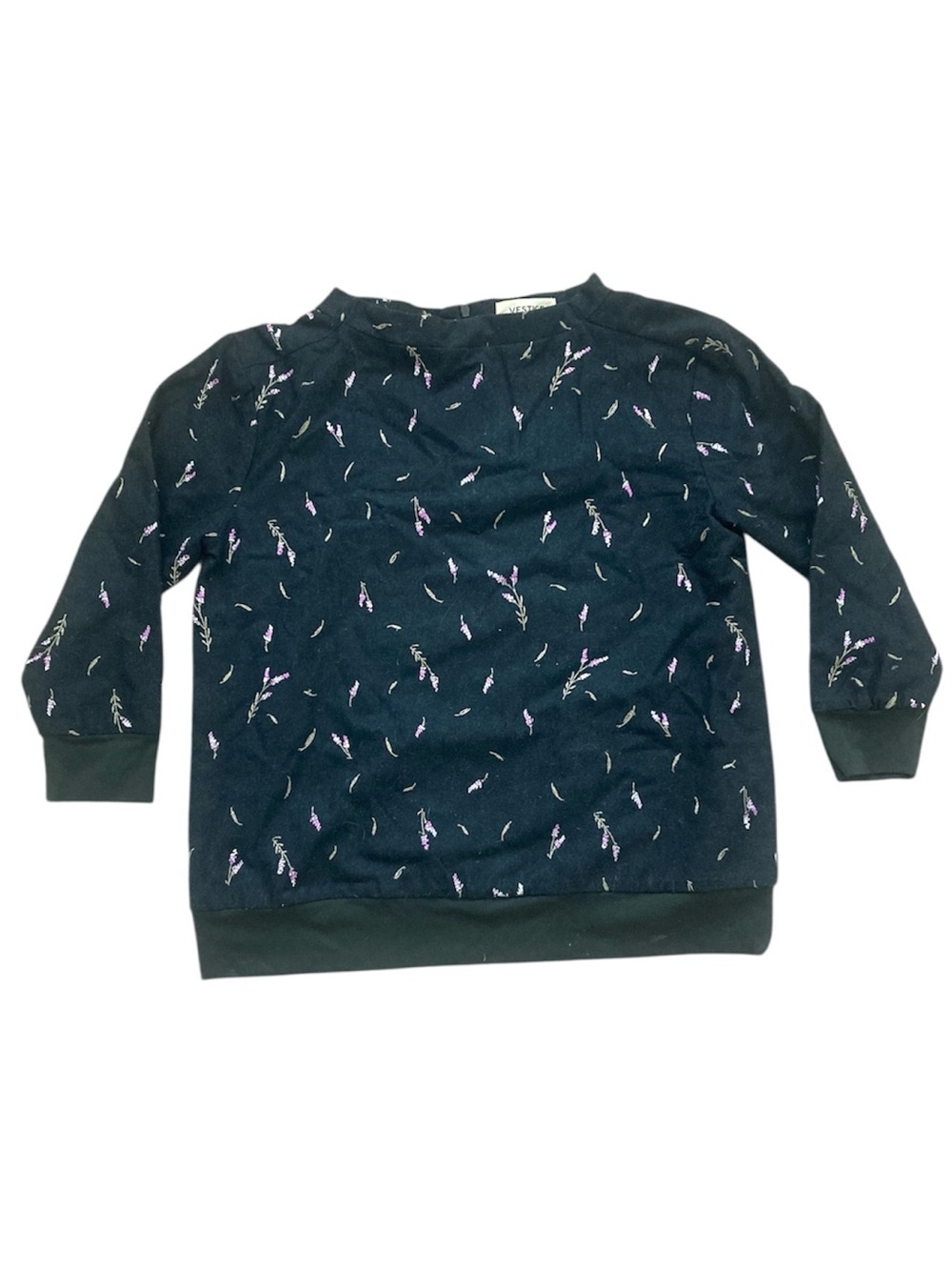Vestige Canada Boatneck Embroidered Top